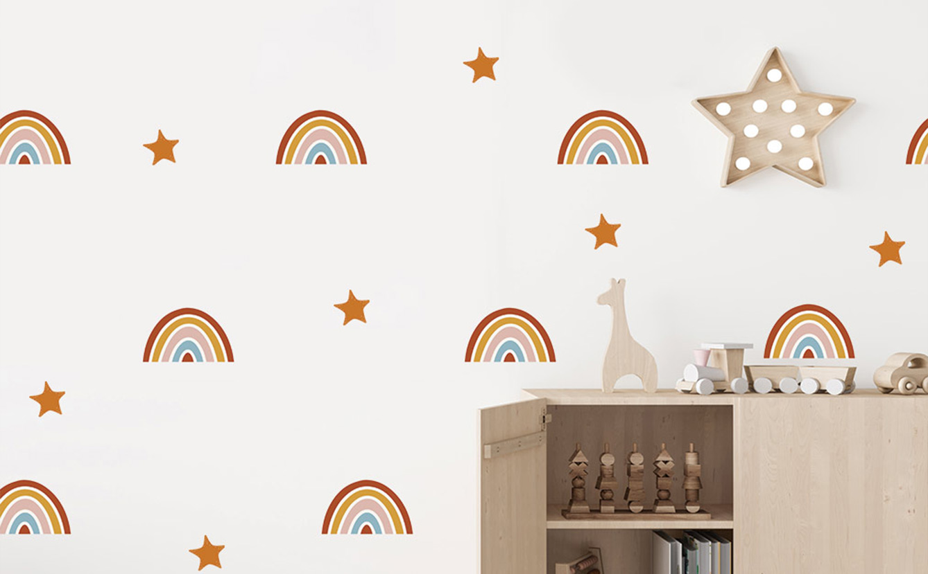 עיצוב חדרי ילדים באמצעות תמונות ומדבקות קיר